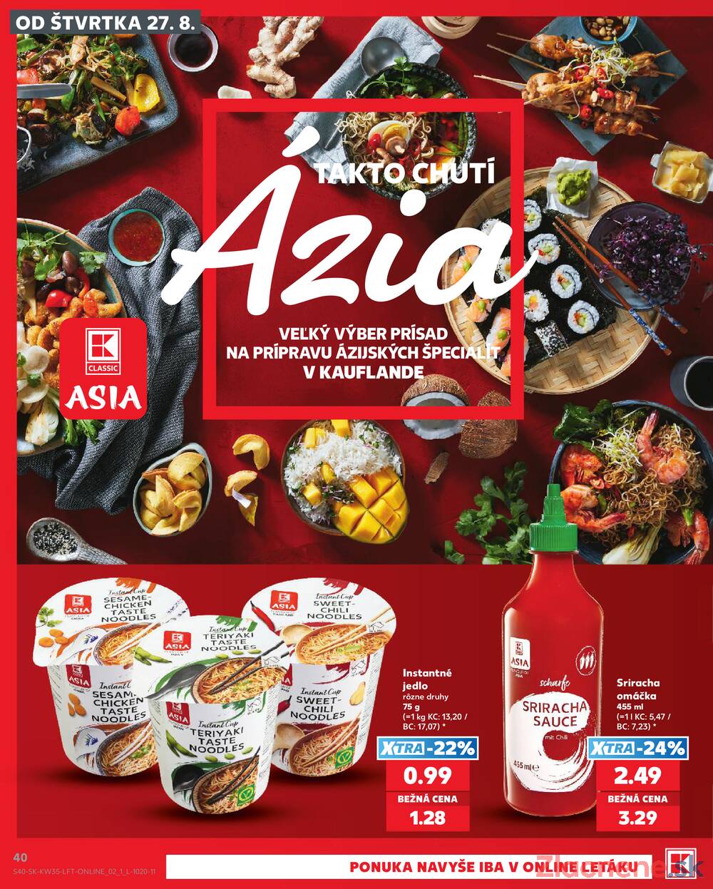 Kaufland 27.8. - 2.9. - Kaufland Poprad - Jiřího Wolkera