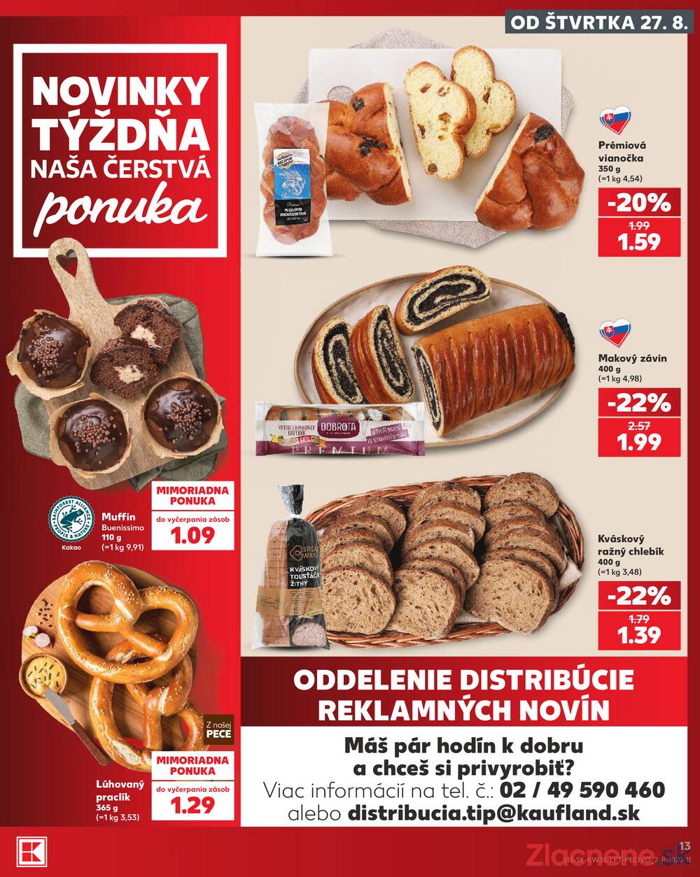 Kaufland 27.8. - 2.9. - Kaufland Piešťany