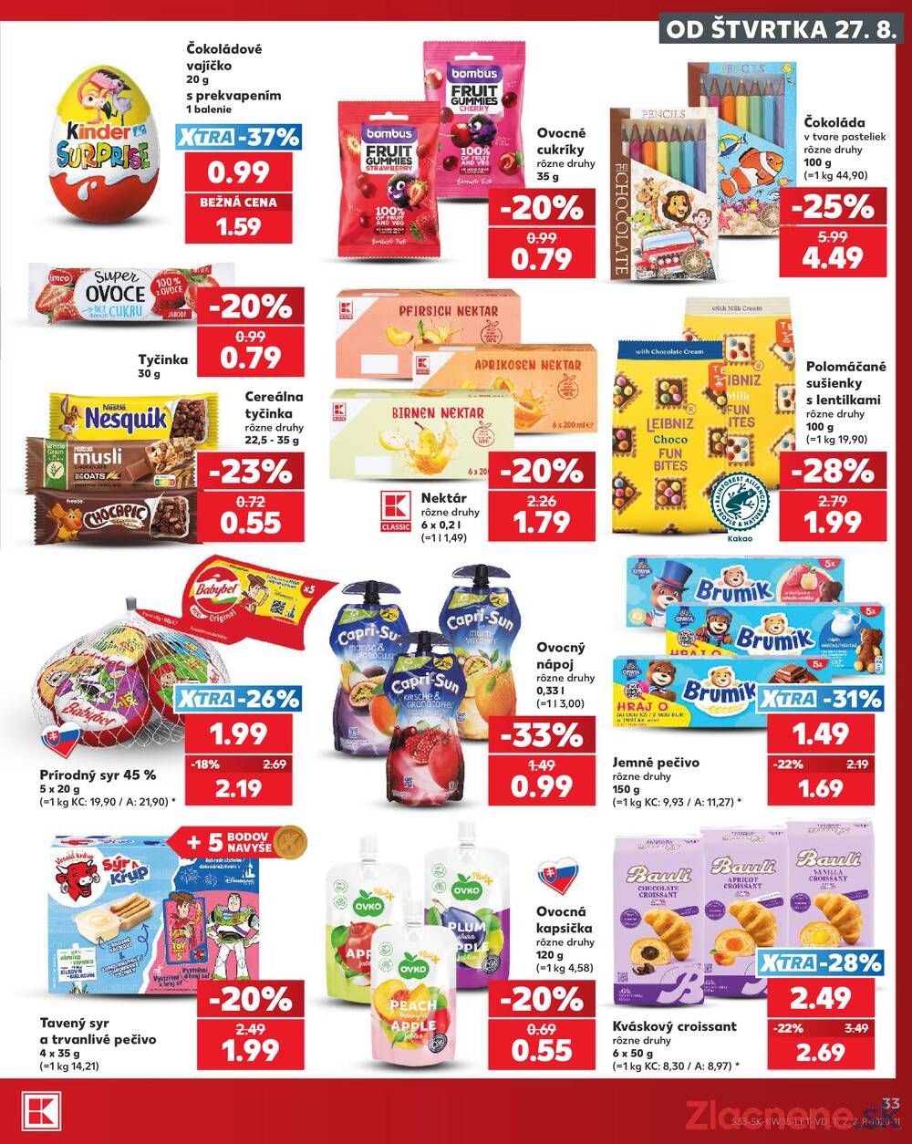 Kaufland 27.8. - 2.9. - Kaufland Piešťany