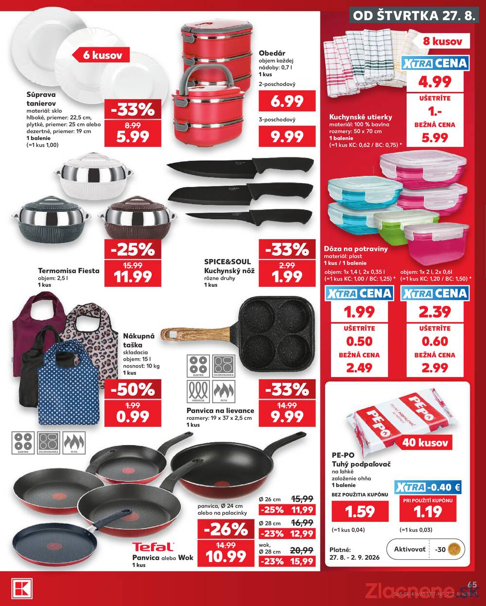 Kaufland 27.8. - 2.9. - Kaufland Piešťany