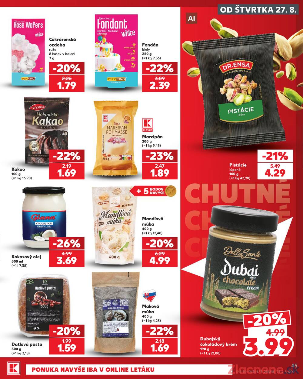 Kaufland 27.8. - 2.9. - Kaufland Bratislava - Petržalka