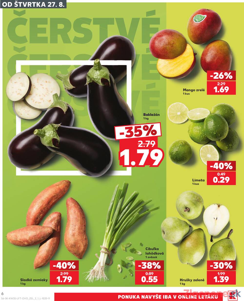 Kaufland 27.8. - 2.9. - Kaufland Bratislava - Avion (Ivanská cesta)