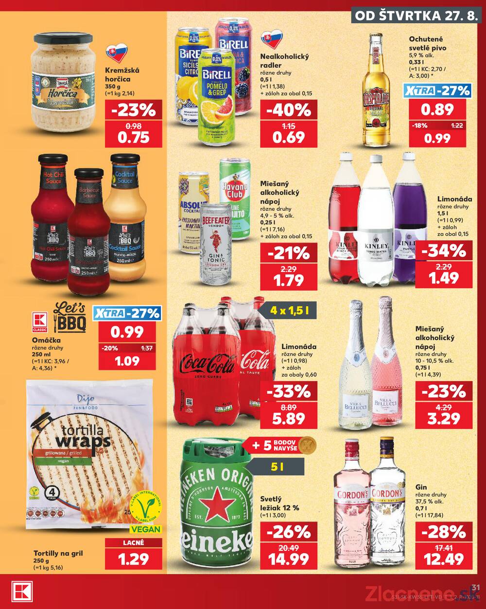 Kaufland 27.8. - 2.9. - Kaufland Bratislava - Avion (Ivanská cesta)