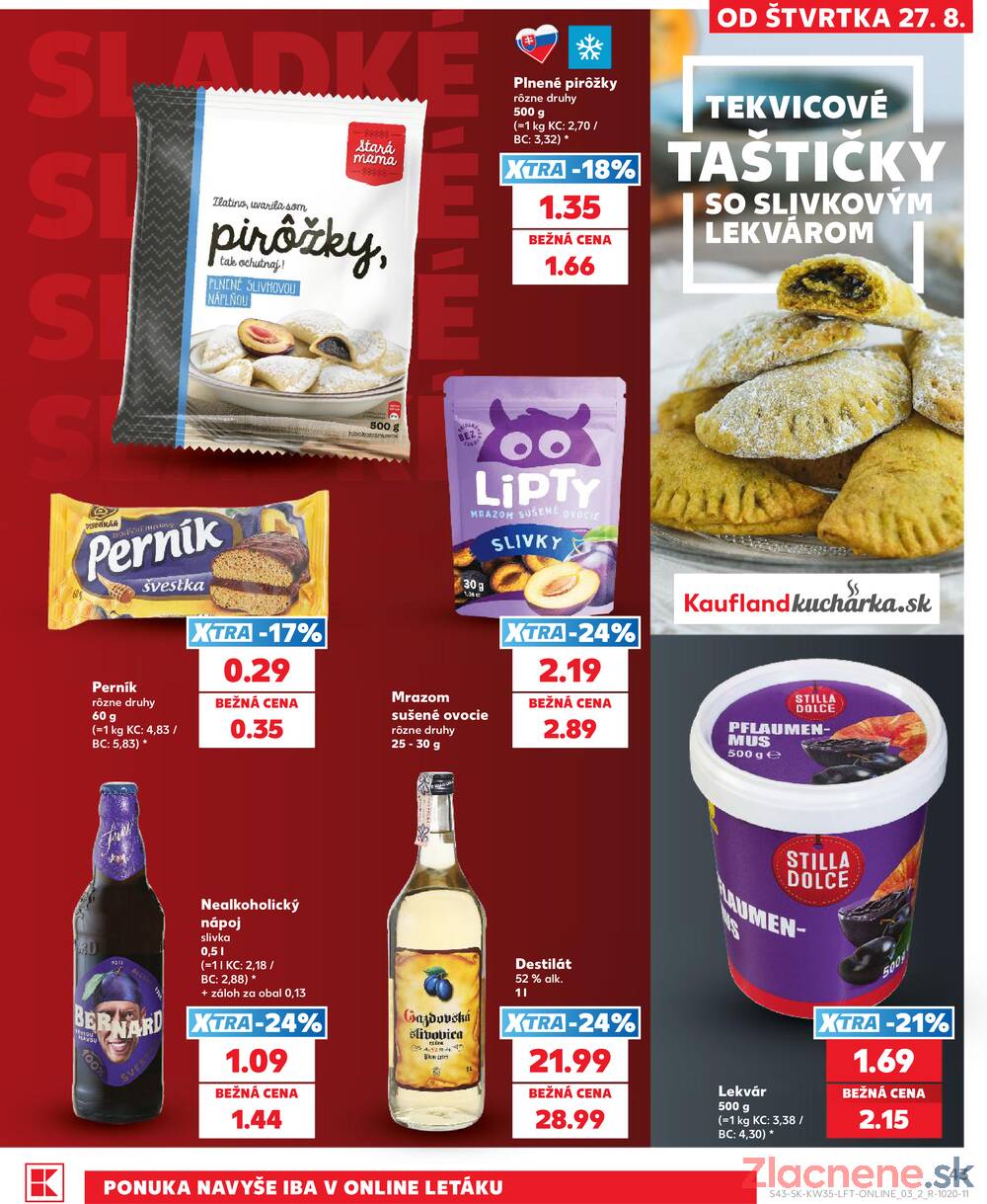 Kaufland 27.8. - 2.9. - Kaufland Bratislava - Avion (Ivanská cesta)