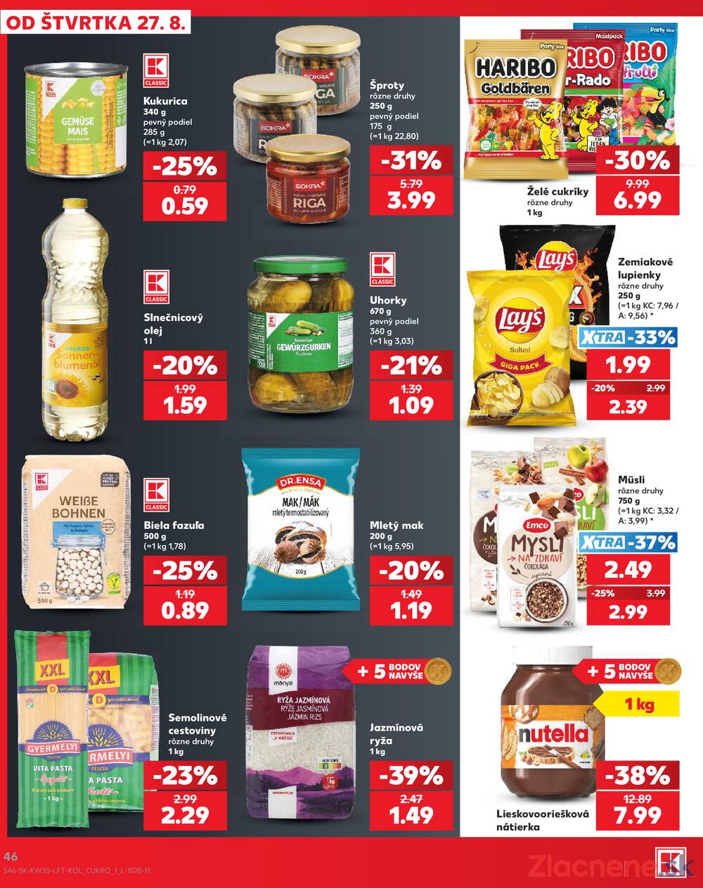 Kaufland 27.8. - 2.9. - Kaufland Košice-Pri hati
