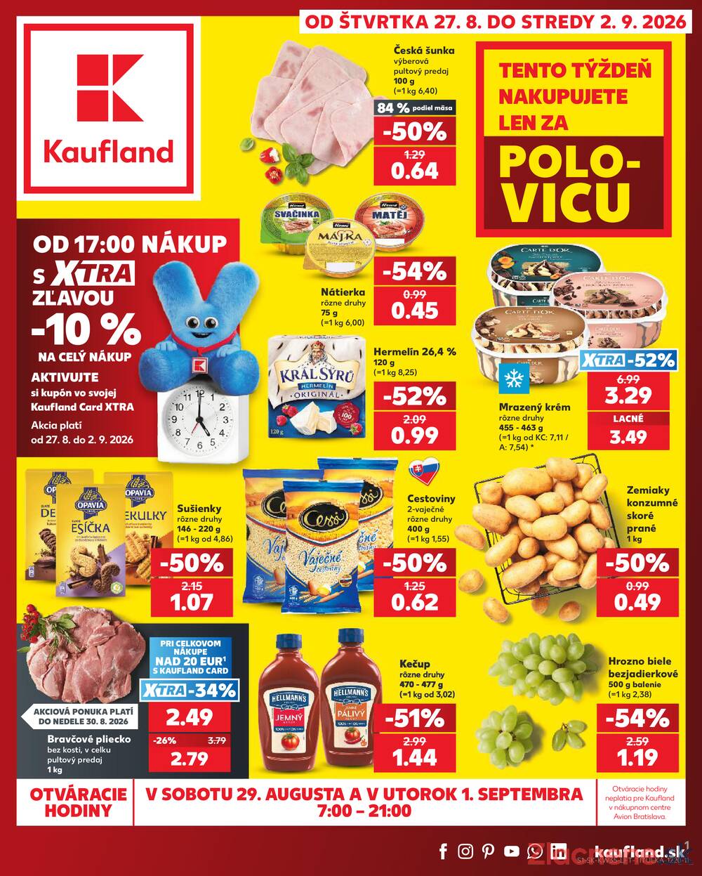 Kaufland 27.8. - 2.9. - Kaufland Považská Bystrica - Centrum