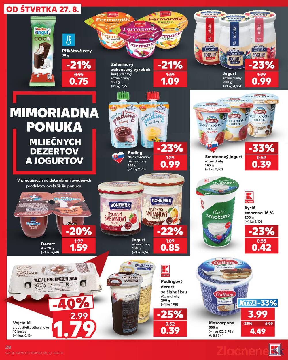Kaufland 27.8. - 2.9. - Kaufland Považská Bystrica - Centrum