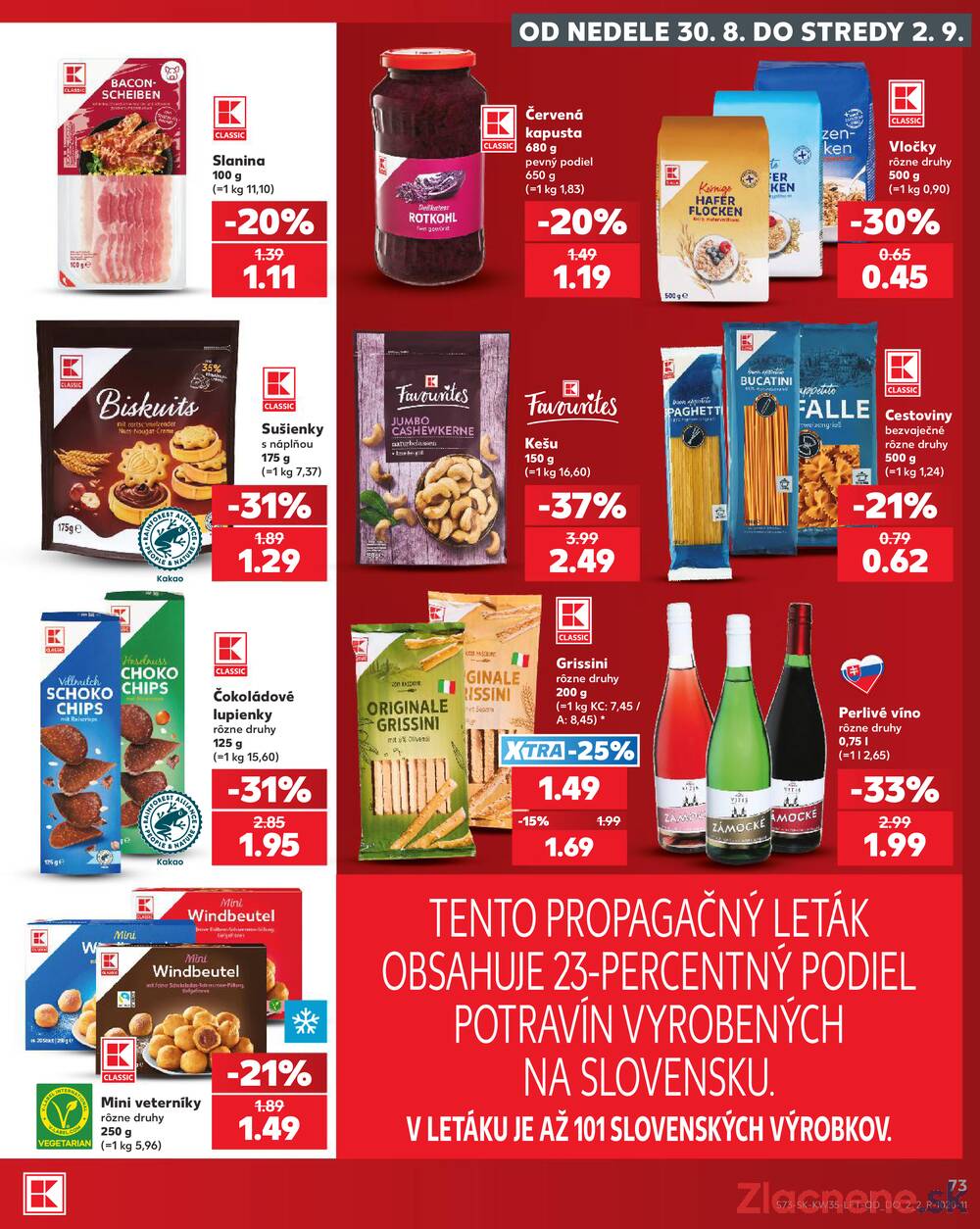 Kaufland 27.8. - 2.9. - Kaufland Považská Bystrica - Centrum