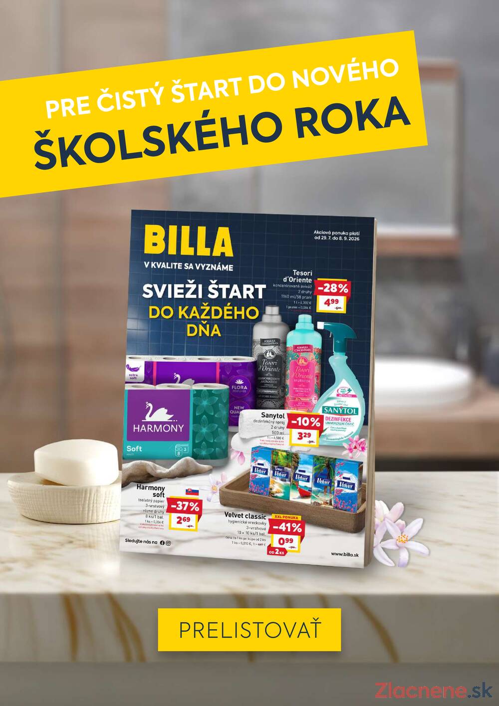 BILLA od 2.9. do 8.9.2026