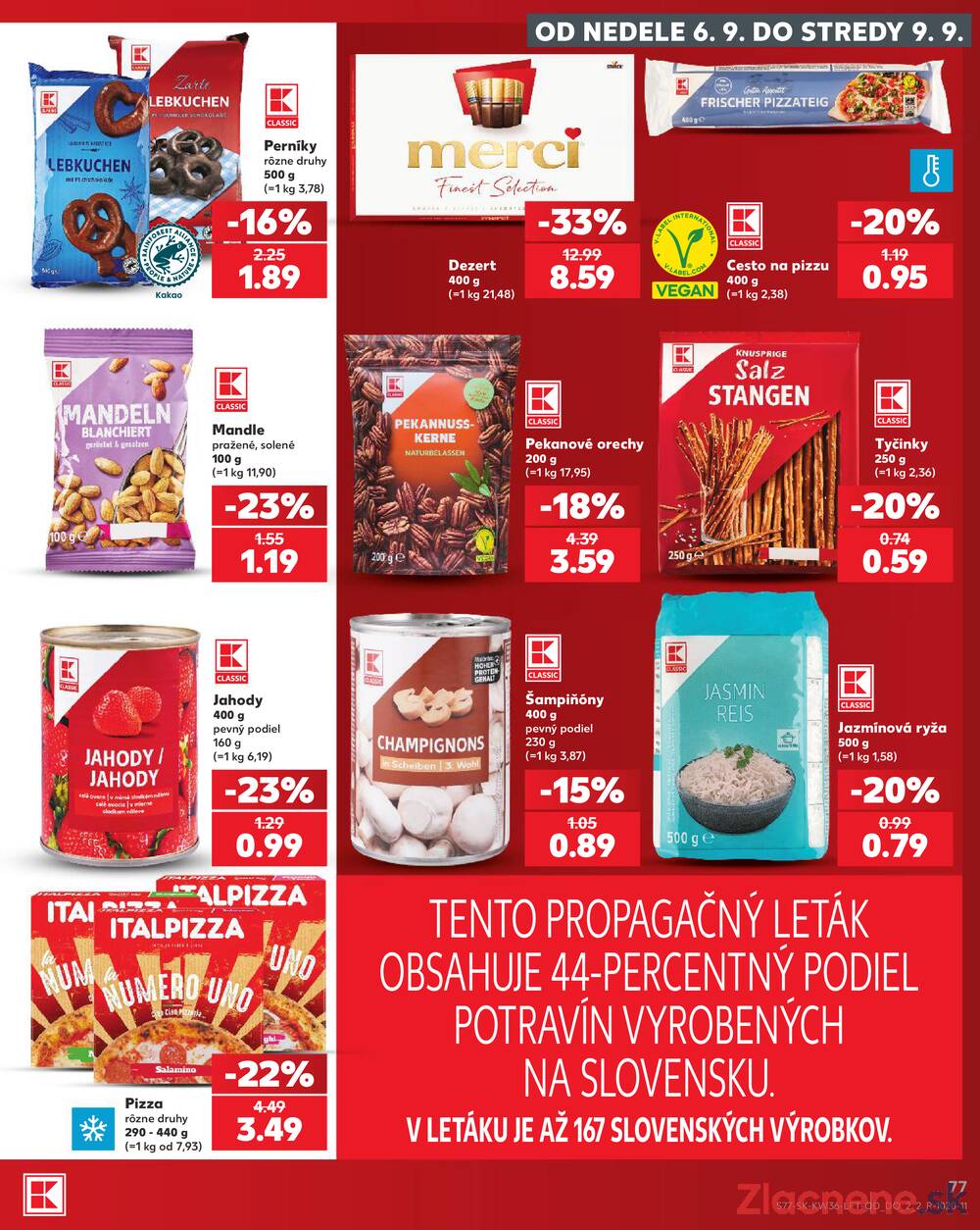 Kaufland 3.9. - 9.9. - Kaufland Bytča