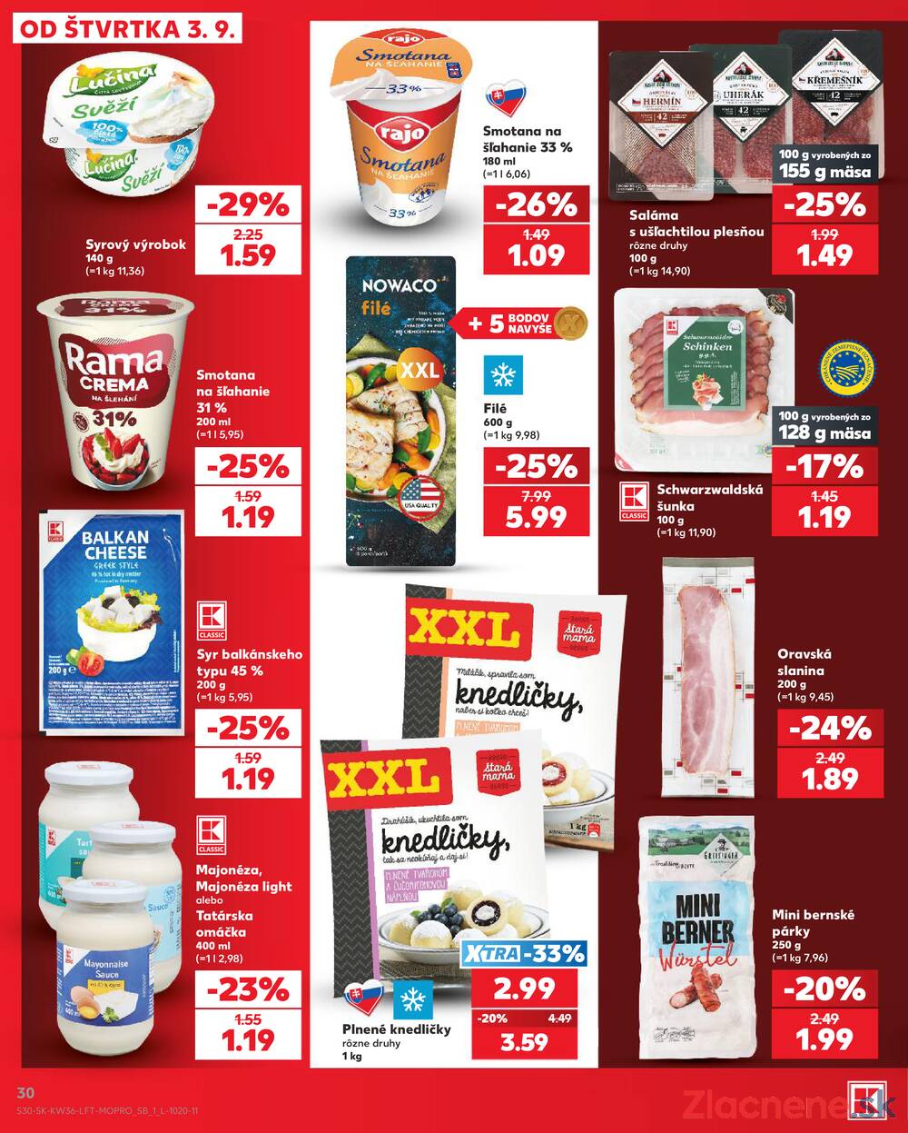 Kaufland 3.9. - 9.9. - Kaufland Bardejov