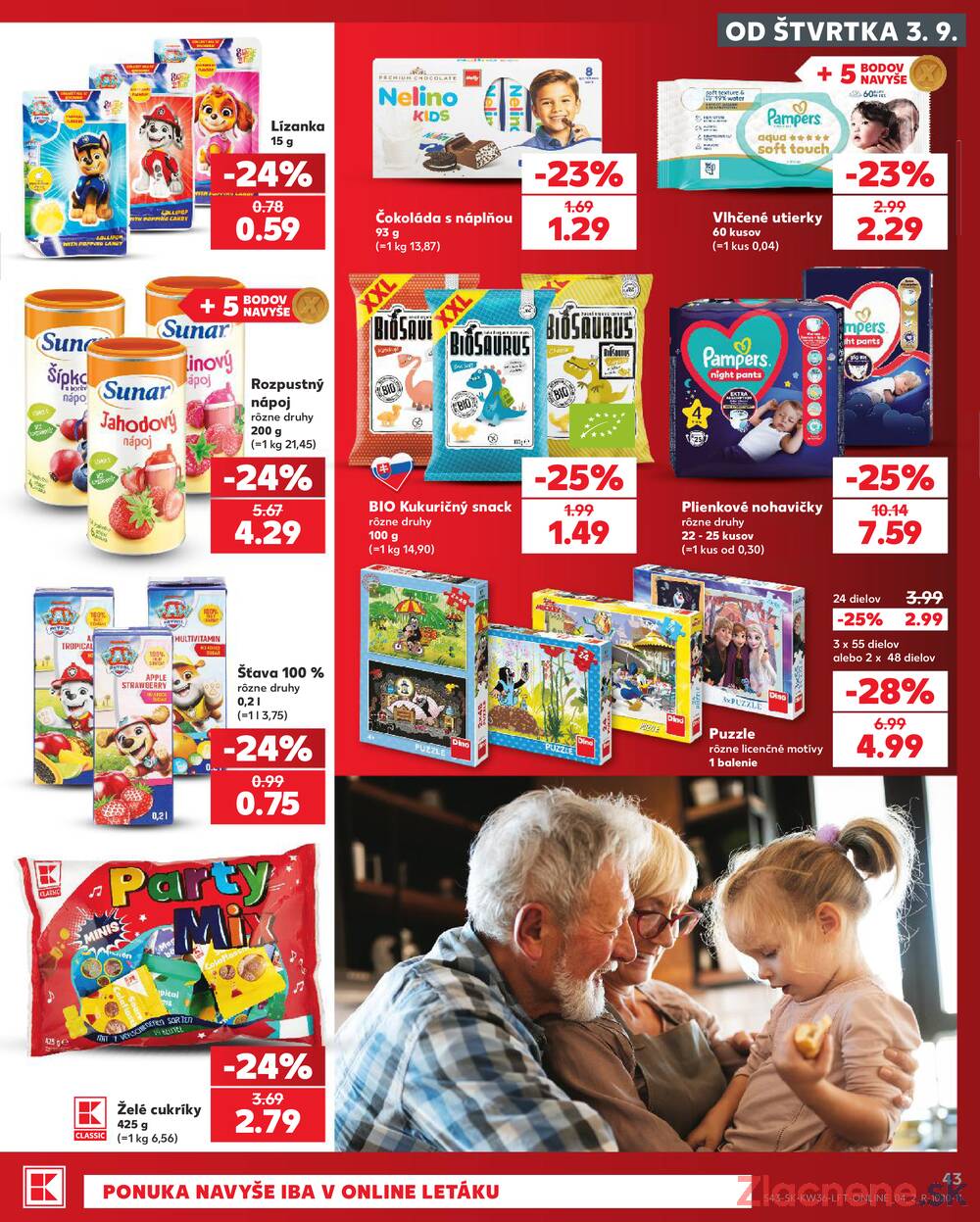 Kaufland 3.9. - 9.9. - Kaufland Bardejov