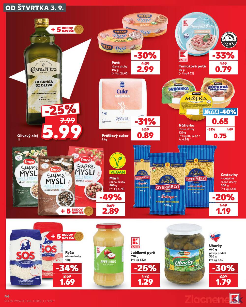 Kaufland 3.9. - 9.9. - Kaufland Bardejov