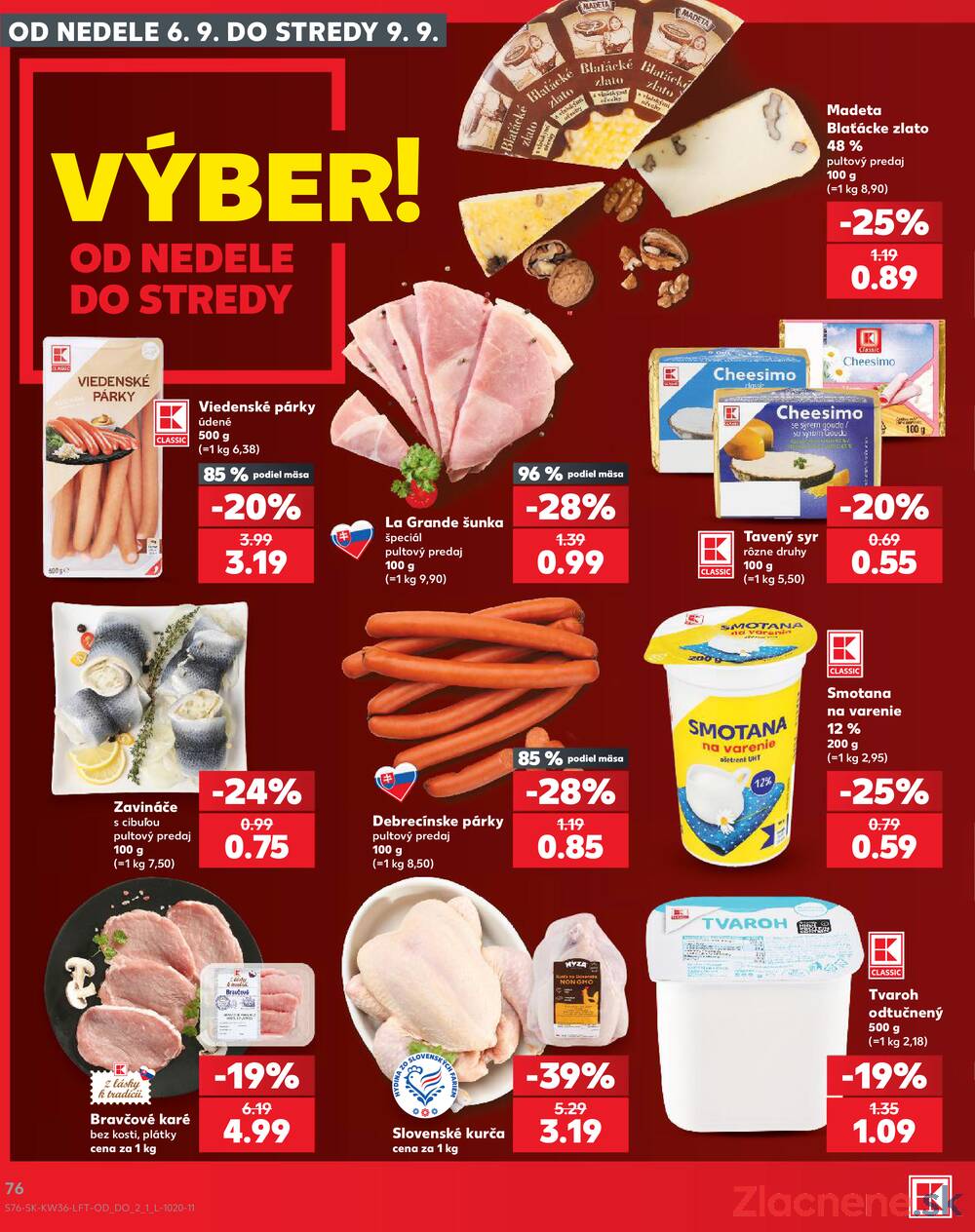 Kaufland 3.9. - 9.9. - Kaufland Bardejov