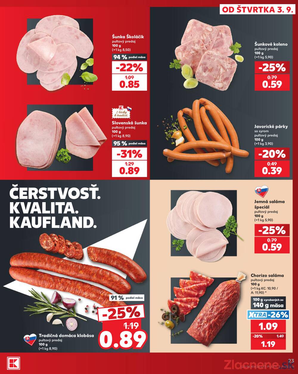 Kaufland 3.9. - 9.9. - Kaufland Rožňava