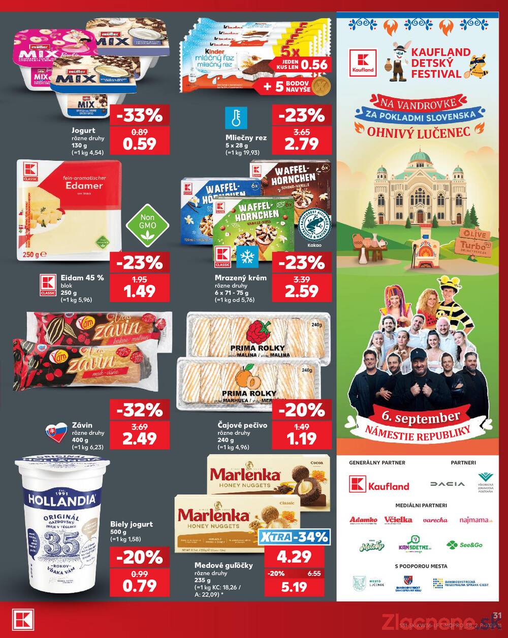 Kaufland 3.9. - 9.9. - Kaufland Poprad - Jiřího Wolkera