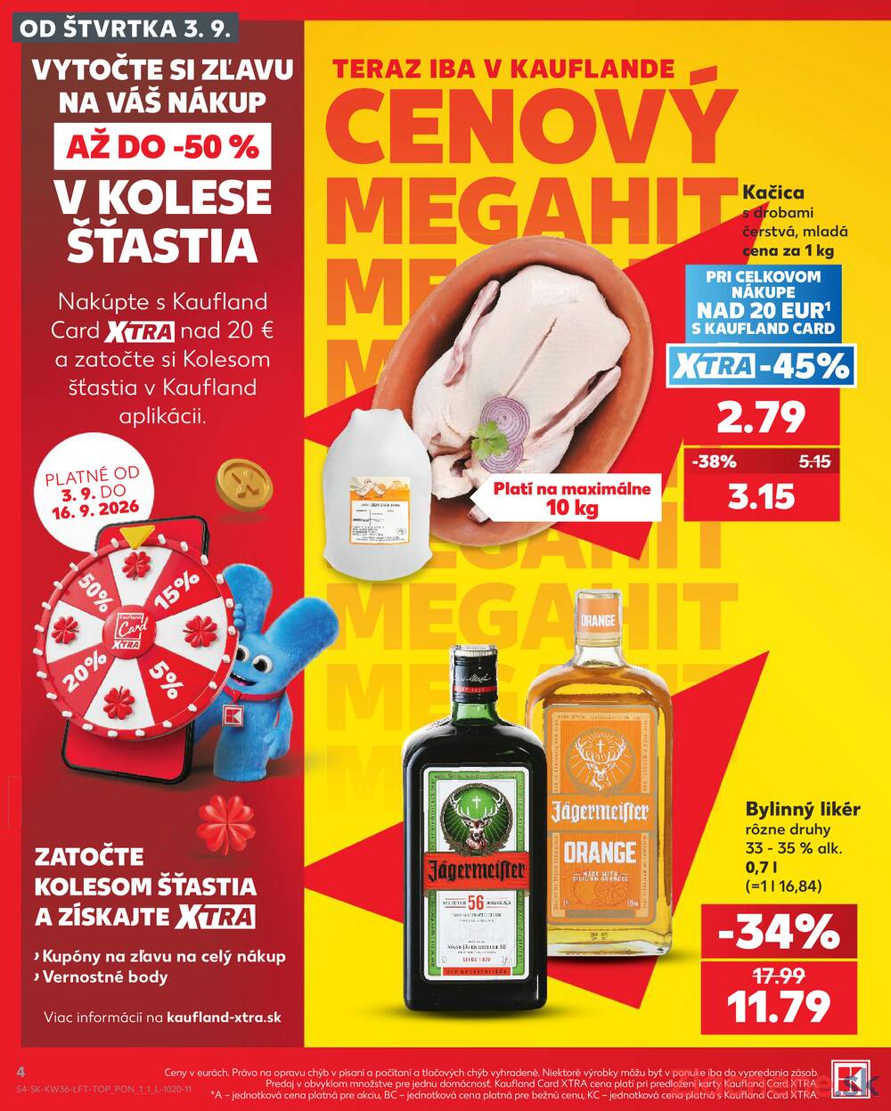 Kaufland 3.9. - 9.9. - Kaufland Veľký Meder