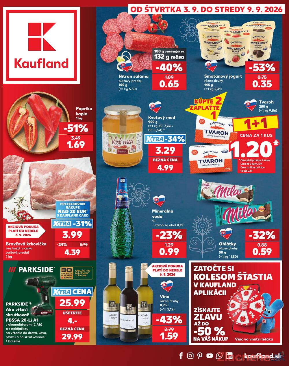 Kaufland 3.9. - 9.9. - Kaufland Trnava - Juh - Bratislavská