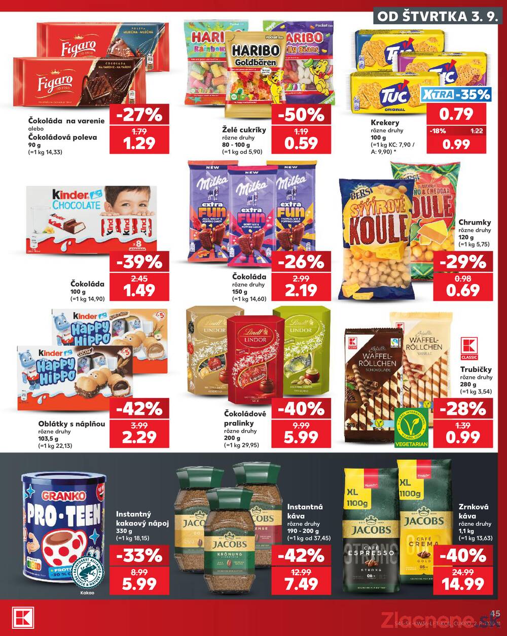 Kaufland 3.9. - 9.9. - Kaufland Liptovský Mikuláš