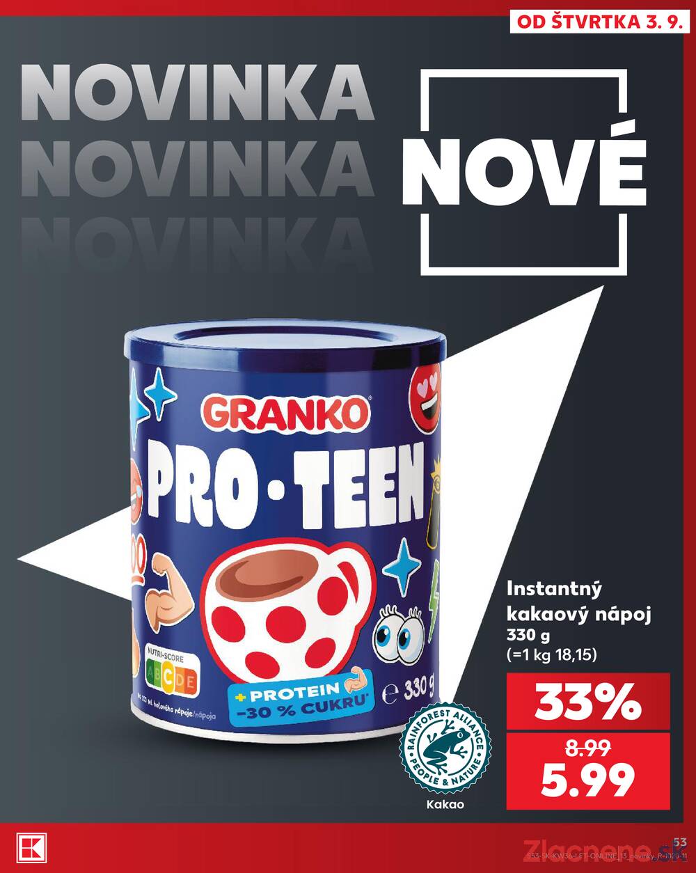 Kaufland 3.9. - 9.9. - Kaufland Košice-Pri hati