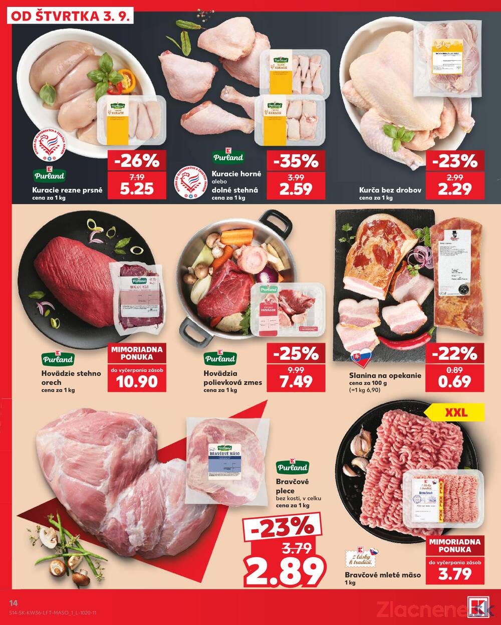 Kaufland 3.9. - 9.9. - Kaufland Žiar nad Hronom