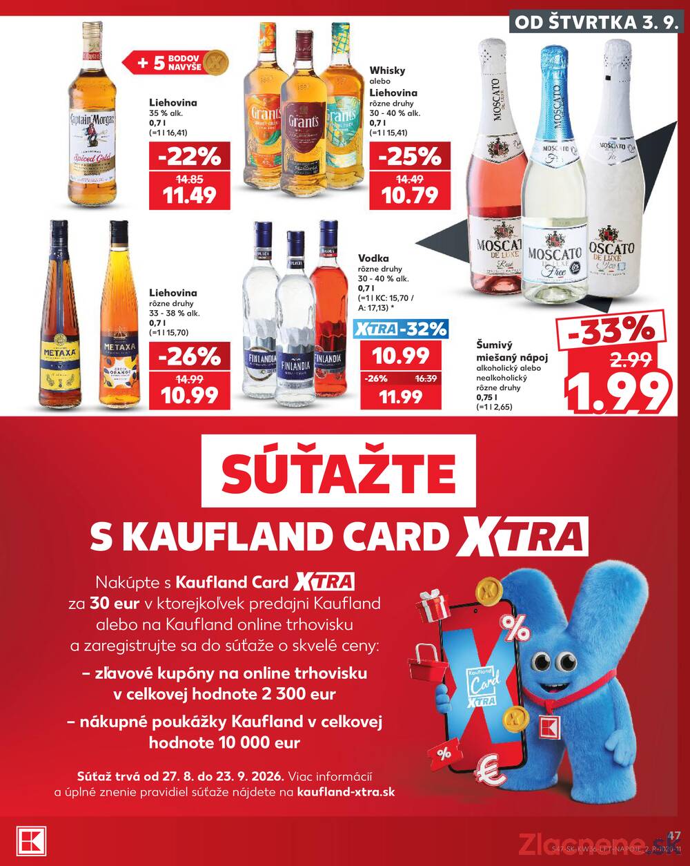 Kaufland 3.9. - 9.9. - Kaufland Žiar nad Hronom