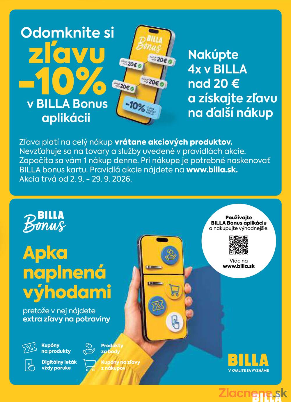 Leták BILLA - BILLA od 9.9. do 15.9.2026 - strana 3 Leták BILLA - BILLA od 9.9. do 15.9.2026 - strana 3