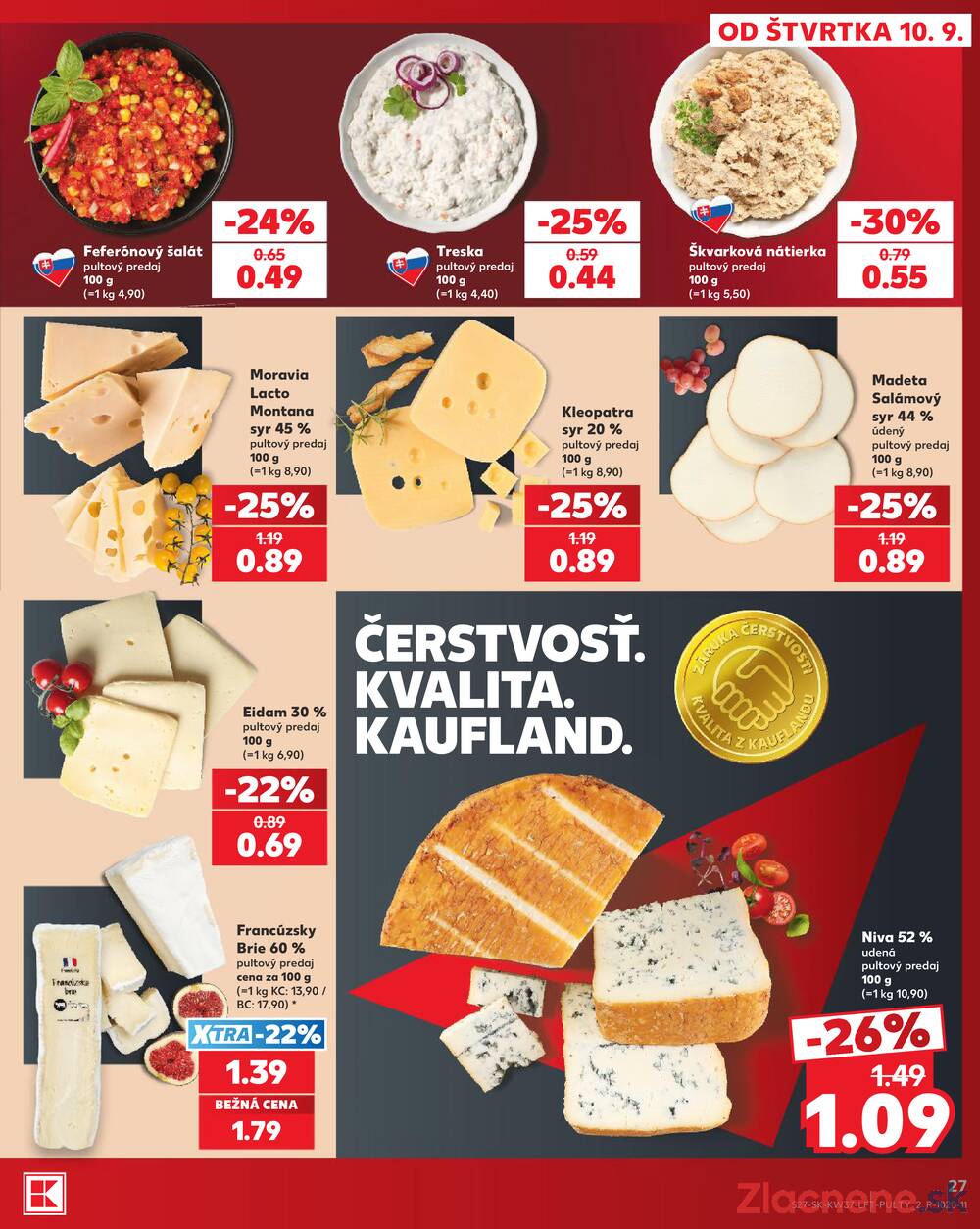 Kaufland 10.9. - 16.9. - Kaufland Detva