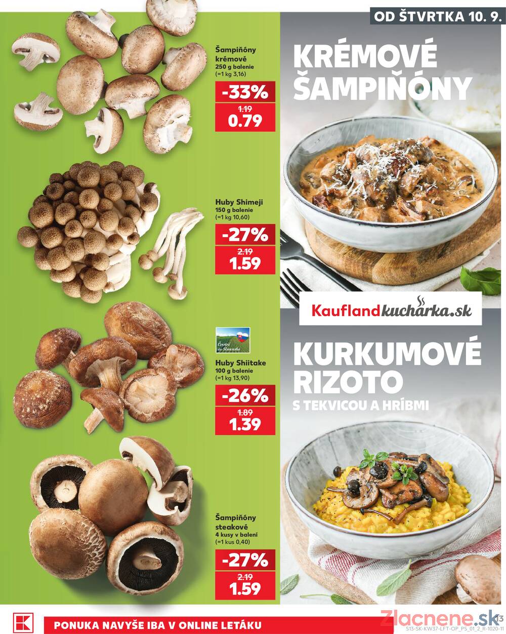 Kaufland 10.9. - 16.9. - Kaufland Sabinov