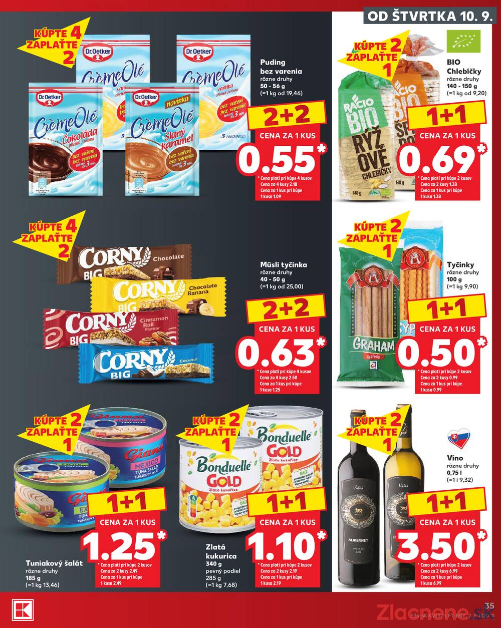 Kaufland 10.9. - 16.9. - Kaufland Sabinov