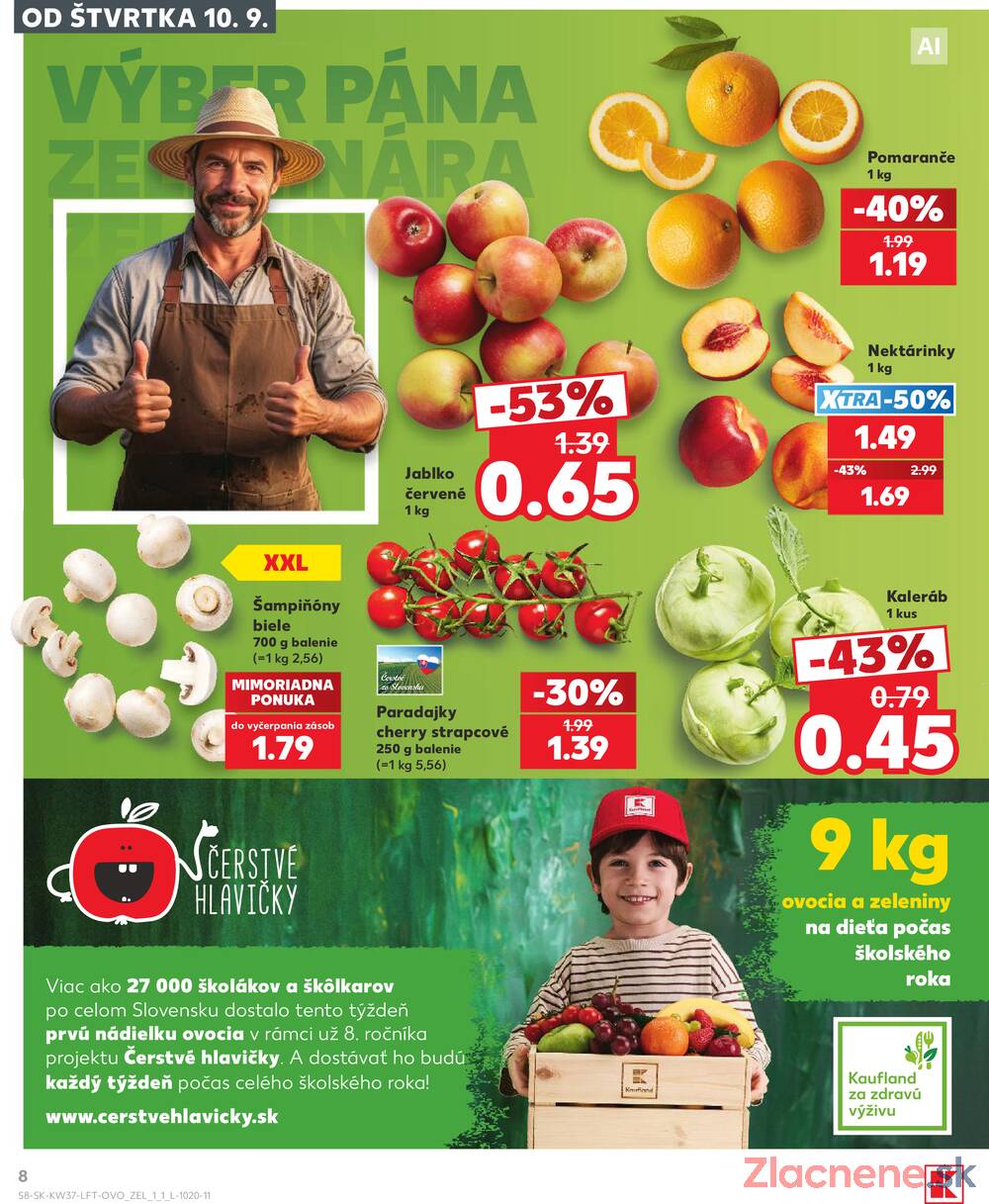 Kaufland 10.9. - 16.9. - Kaufland Rožňava