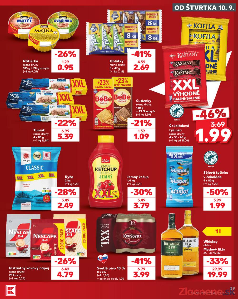 Kaufland 10.9. - 16.9. - Kaufland Rožňava