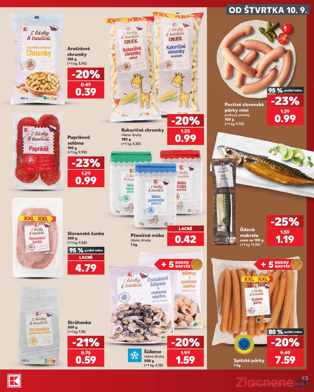 Kaufland 10.9. - 16.9. - Kaufland Rožňava