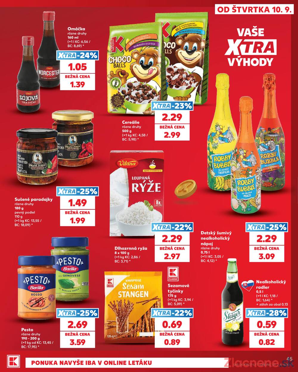Kaufland 10.9. - 16.9. - Kaufland Prievidza