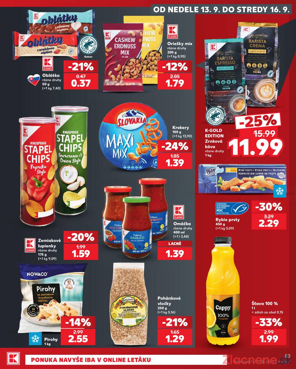 Kaufland 10.9. - 16.9. - Kaufland Prievidza