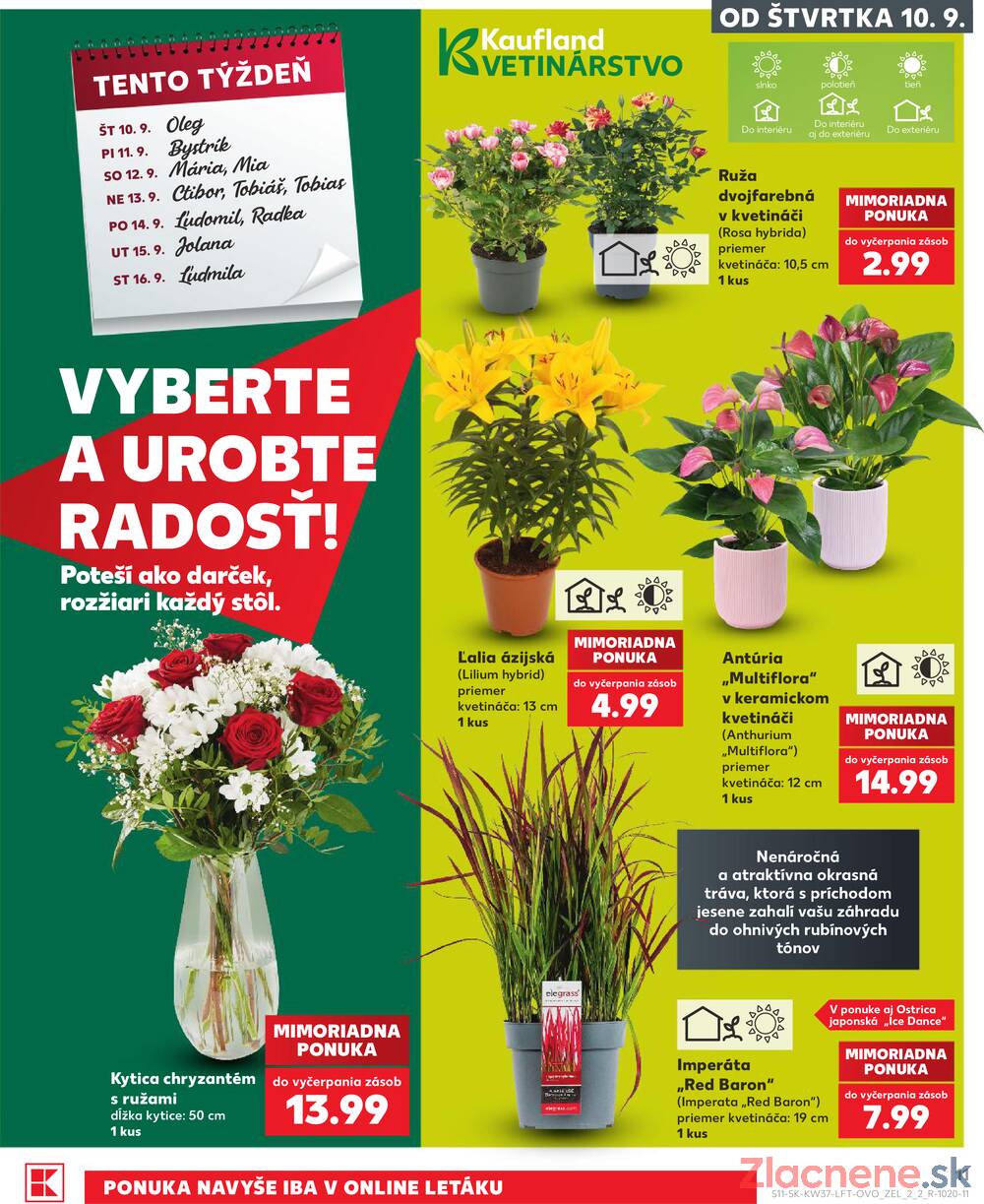 Kaufland 10.9. - 16.9. - Kaufland Veľký Meder