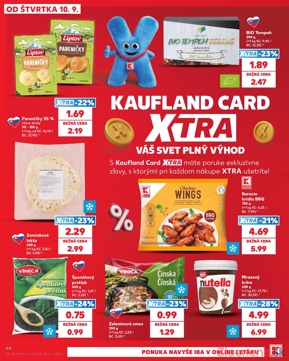 Kaufland 10.9. - 16.9. - Kaufland Bratislava - Petržalka