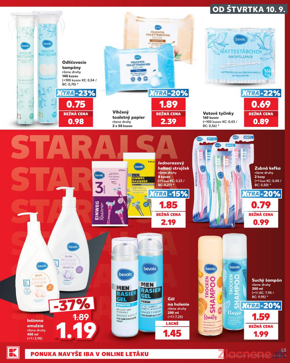 Kaufland 10.9. - 16.9. - Kaufland Bratislava - Petržalka