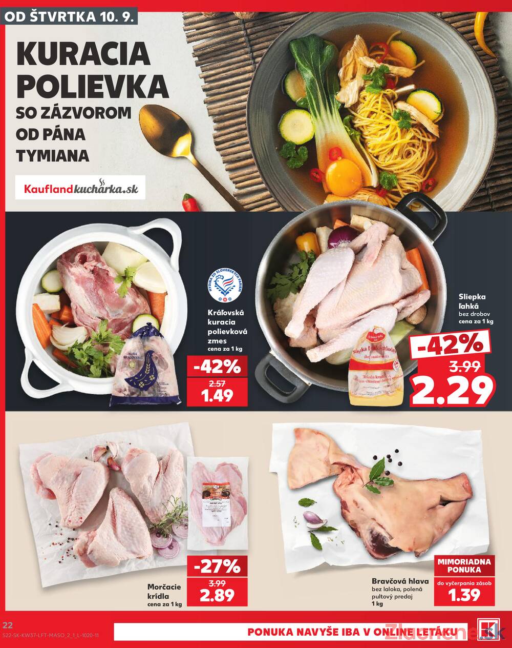 Kaufland 10.9. - 16.9. - Kaufland Nitra - Čermáň