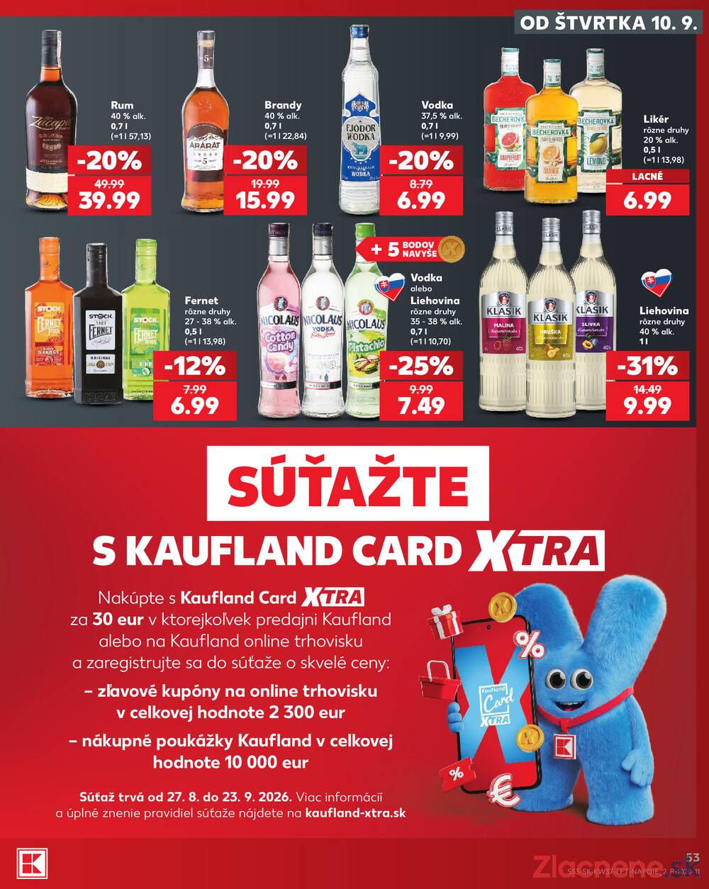 Kaufland 10.9. - 16.9. - Kaufland Bratislava - Podunajské Biskupice