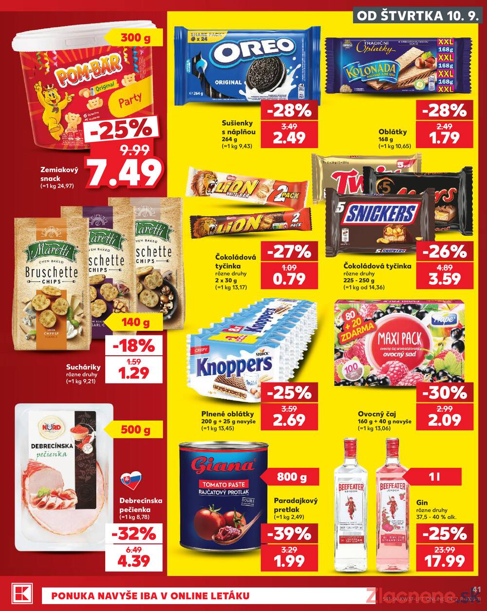 Kaufland 10.9. - 16.9. - Kaufland Liptovský Mikuláš