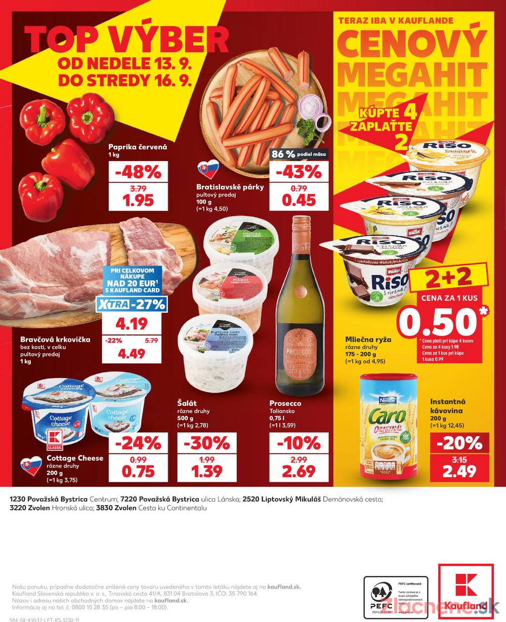 Kaufland 10.9. - 16.9. - Kaufland Liptovský Mikuláš