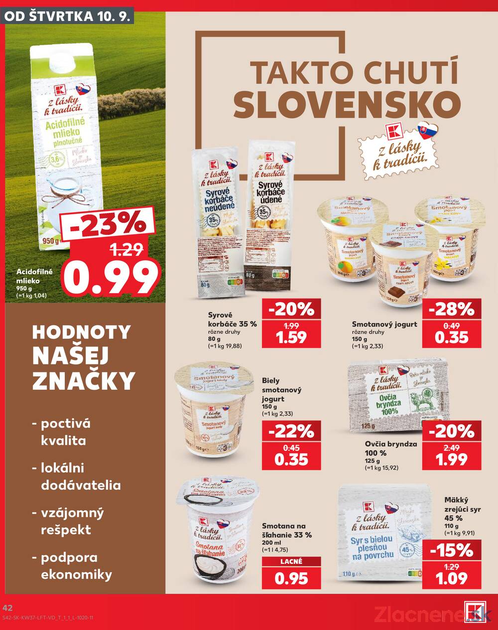 Kaufland 10.9. - 16.9. - Kaufland Martin-Podhaj