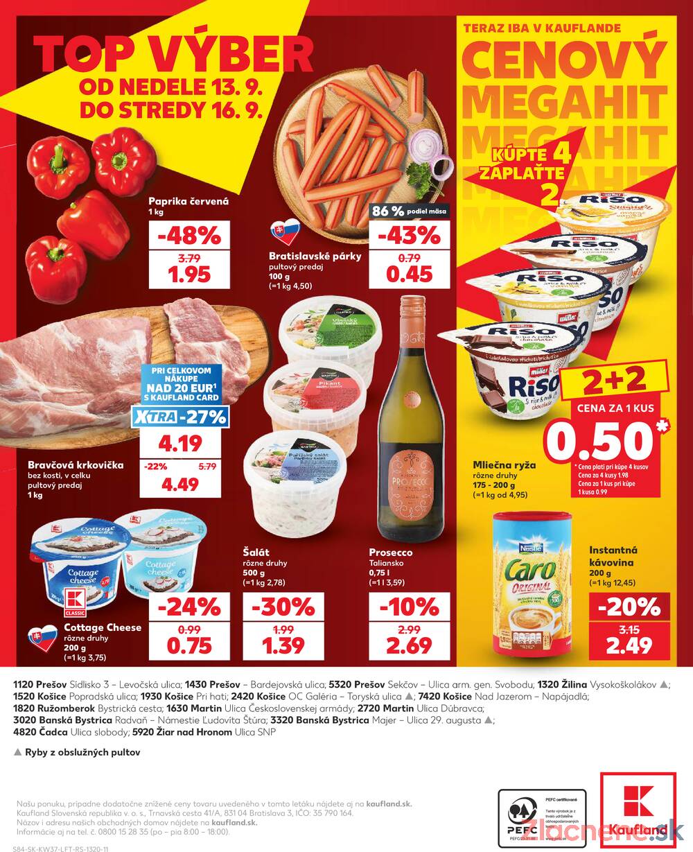 Kaufland 10.9. - 16.9. - Kaufland Žiar nad Hronom