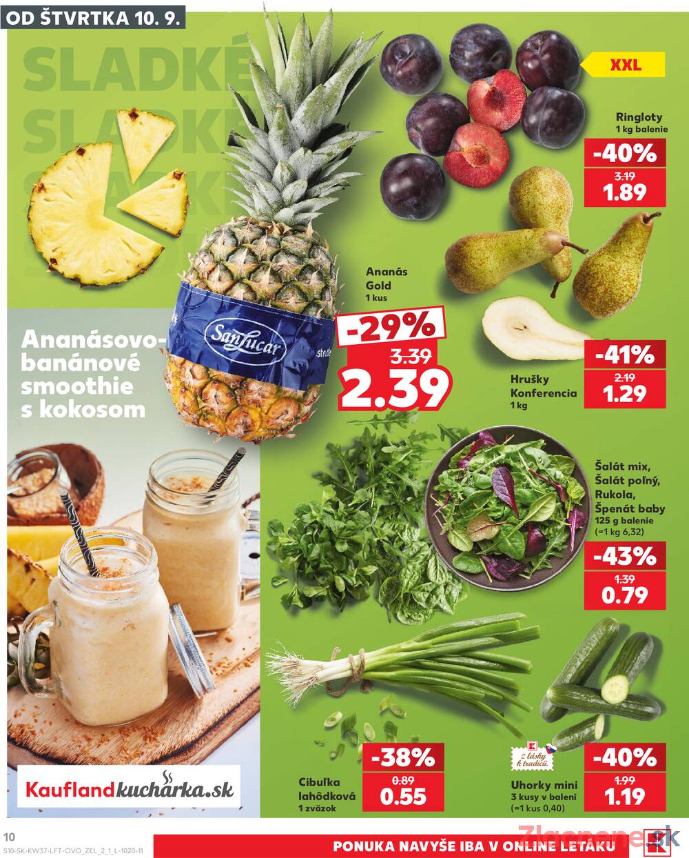 Kaufland 10.9. - 16.9. - Kaufland Košice - Nad Jazerom