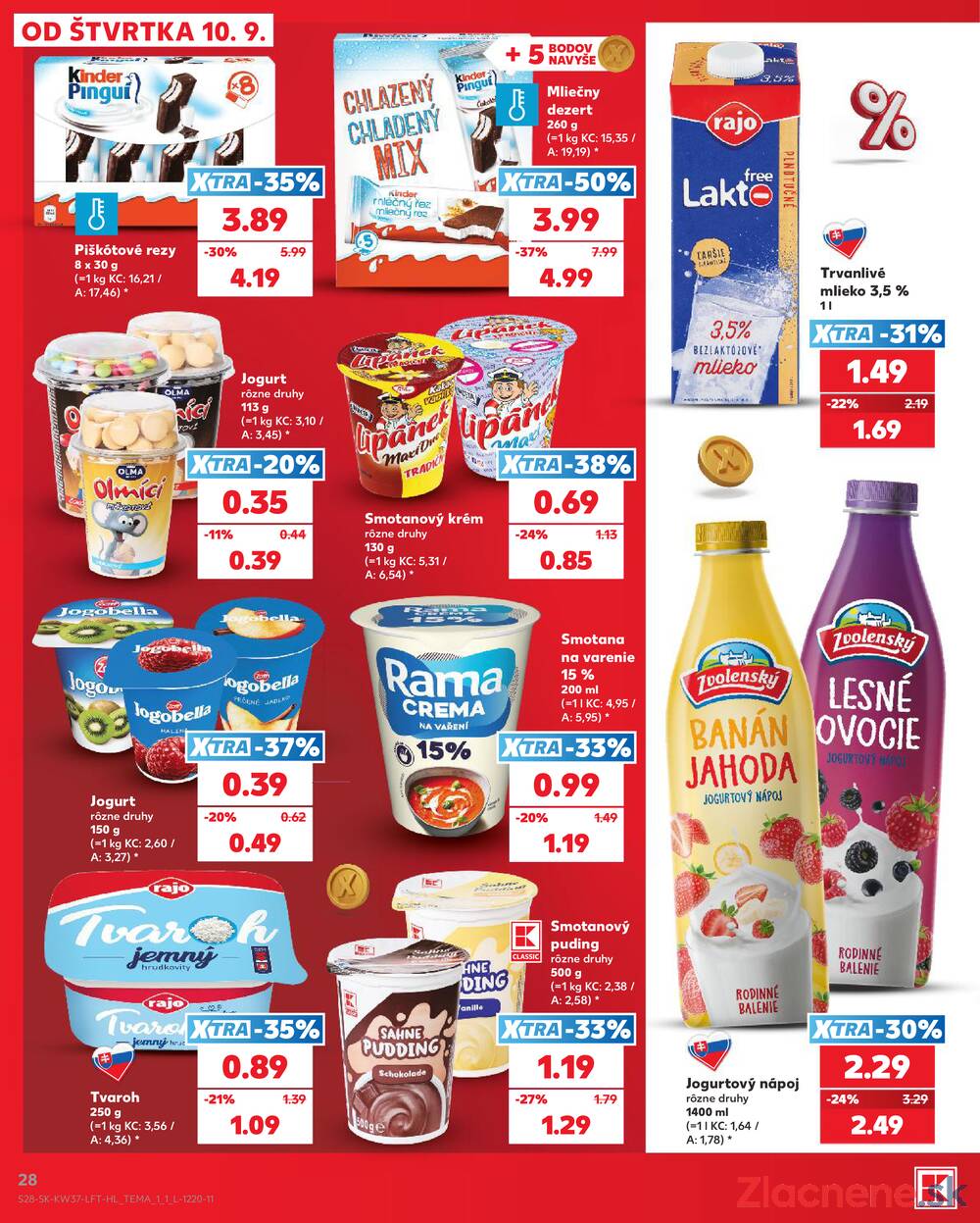 Kaufland 10.9. - 16.9. - Kaufland Košice - Nad Jazerom