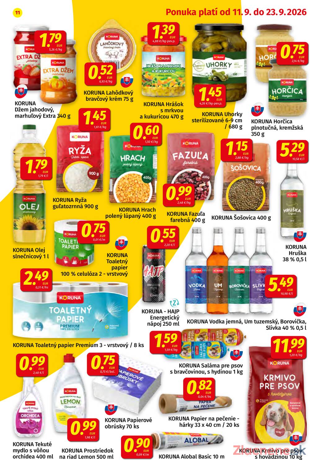 KORUNA do 23.9.