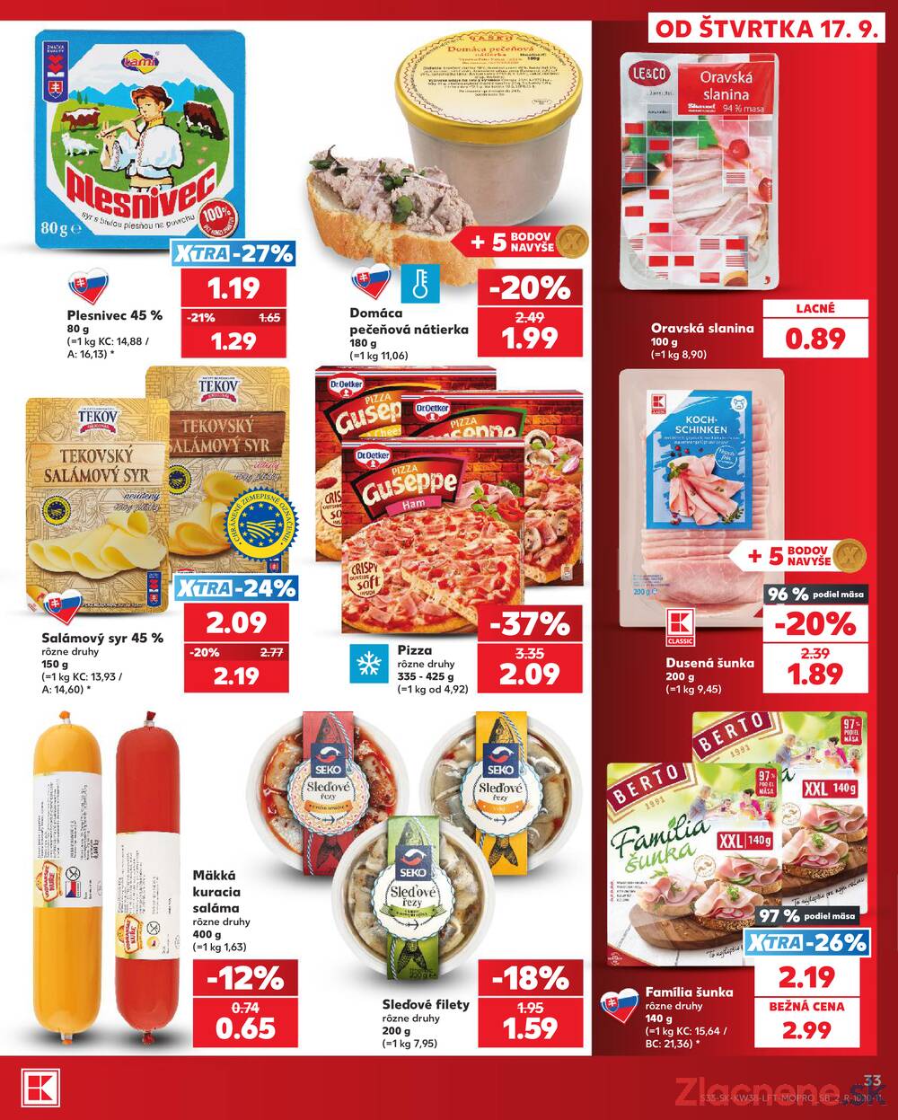 Kaufland 17.9. - 23.9. - Kaufland Bytča