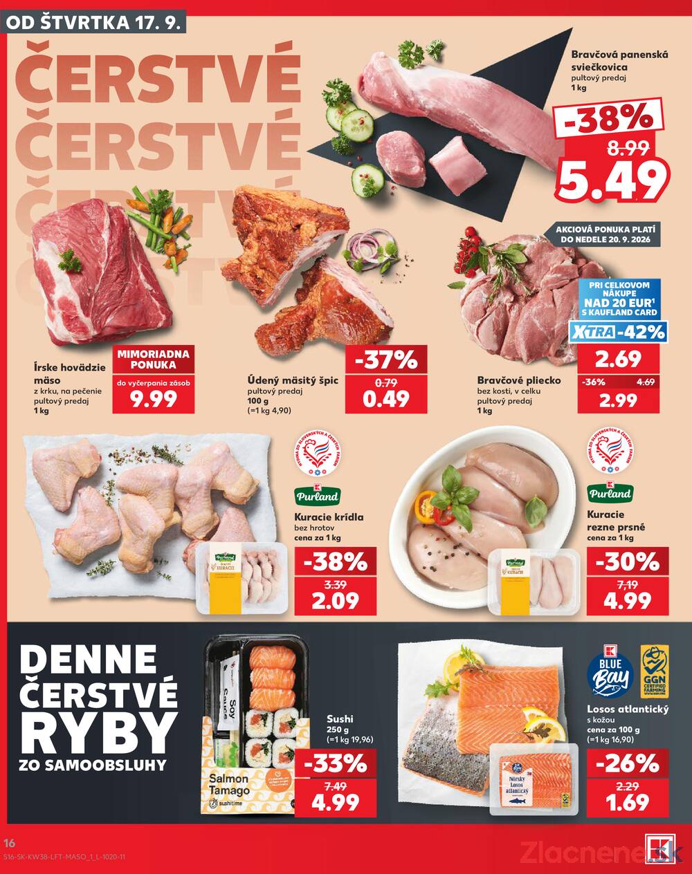 Kaufland 17.9. - 23.9. - Kaufland Spišská Nová Ves