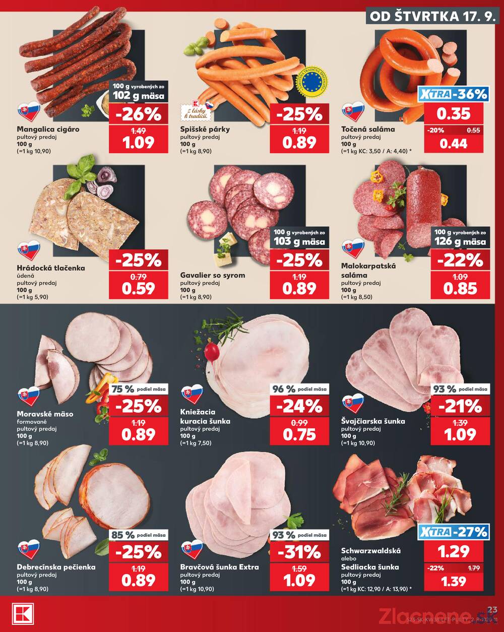 Kaufland 17.9. - 23.9. - Kaufland Dubnica nad Váhom